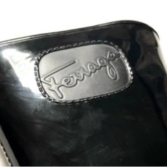 Salvatore Ferragamo Black Women's Rain Boots - Picture 2 of 11